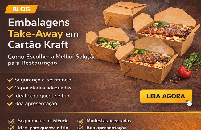 Embalagens Take-Away em Cartão Kraft para restauração | Guia Completo