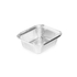 Forma Alumínio Quadrada Pequena ref. 09 + Tampa ( BR500 ml ) - EMB.AL09.100