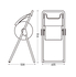 Suporte de Tripé para Rolo Industrial - EQ.ROLIND.02