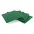 Esfregão Verde Cortado 13 x 15 cm ( conj. 5 un )