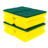 Esfregão Verde c/ Esponja Salva-unhas 7 x 9 cm | Pack 4 un - UL.SALVAUNHAS.01