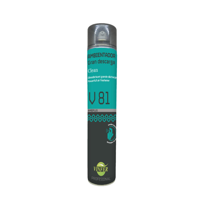 Ambientador Spray Grande Descarga CLEAN 750 ml - AMB.GD.01