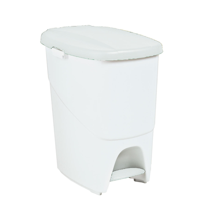 Contentor Ecológico Branco com Pedal 25L
