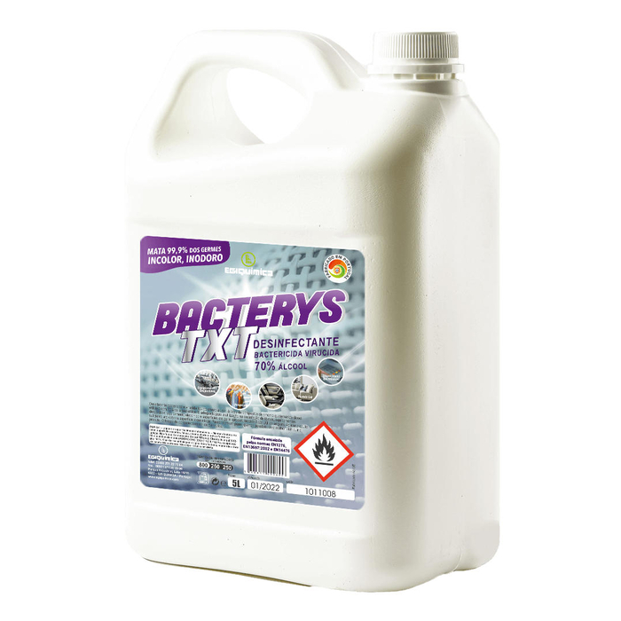 BACTERYS TXT | Desinfetante Bactericida e Virucida 5L - EGIQUIMICA