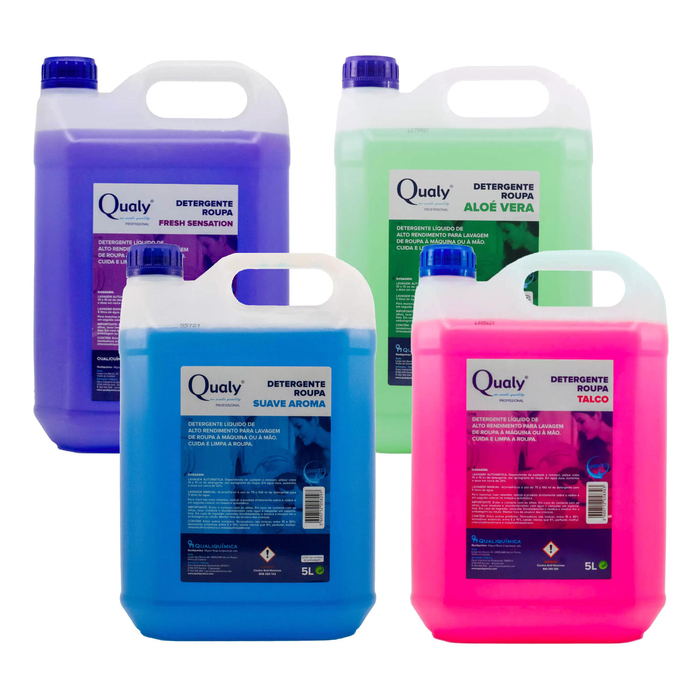 Detergente de Roupa Suave Aroma Plus 5L - QUALY - DET.DETR.SA.5L