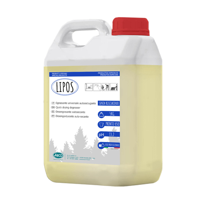 LIPOS | Desengordurante Rápido Auto-Secagem 5L - ARCO