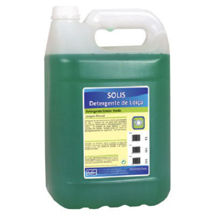 Detergente Louça Manual Limão Verde 5L - SOLIS - DET.LOUÇA.02