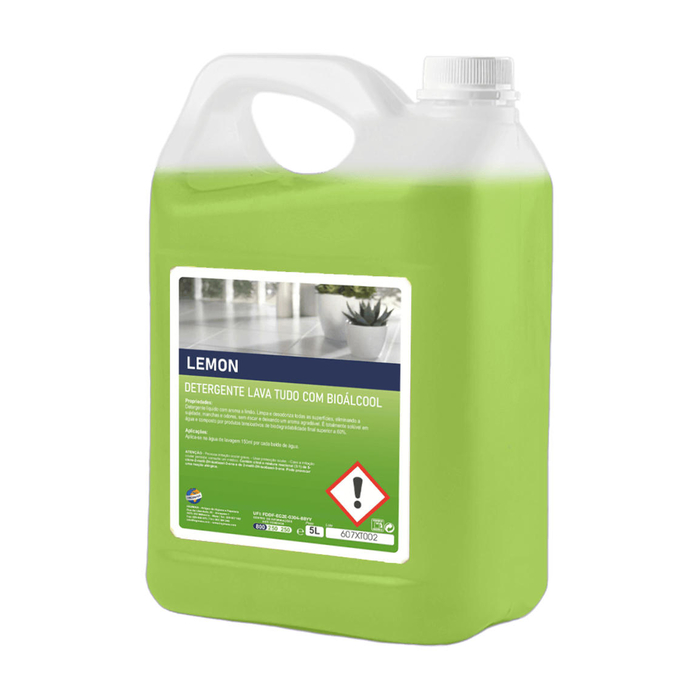 Lava Tudo Perfumado LIMÃO 5L - HIGIMAIA