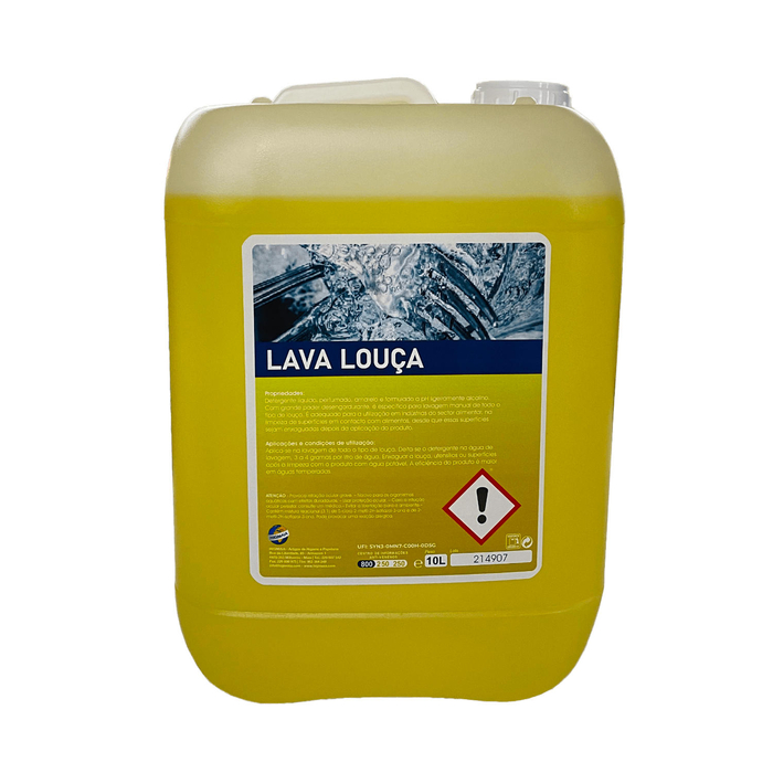 Detergente Louça Manual Amarelo 10L - HIGIMAIA