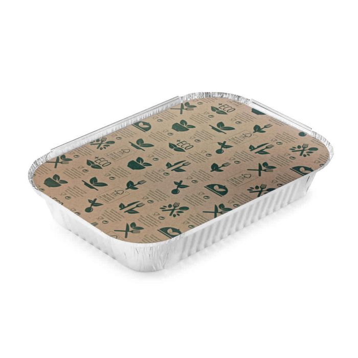 Forma Alumínio Rectangular ref. 15 + Tampa ( BR 1.500 ml )