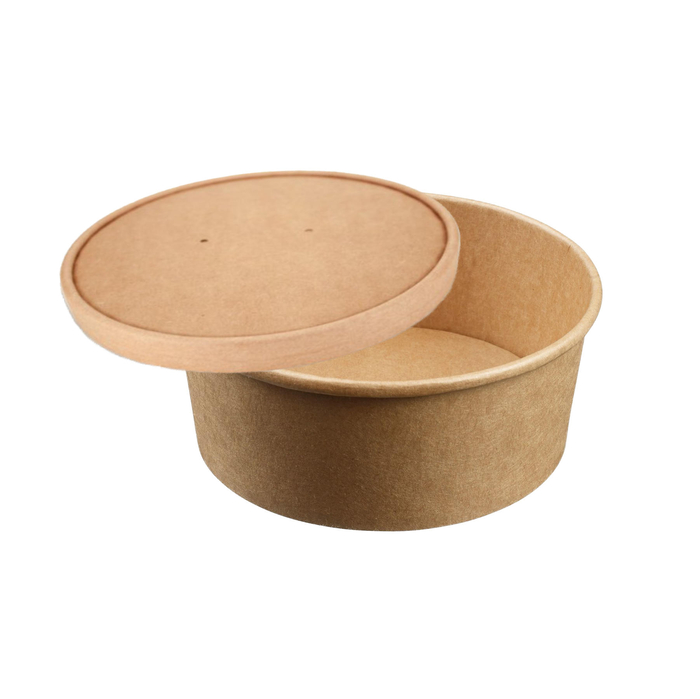 Saladeiras Cartão c/ Tampa 650 ml - 25 un