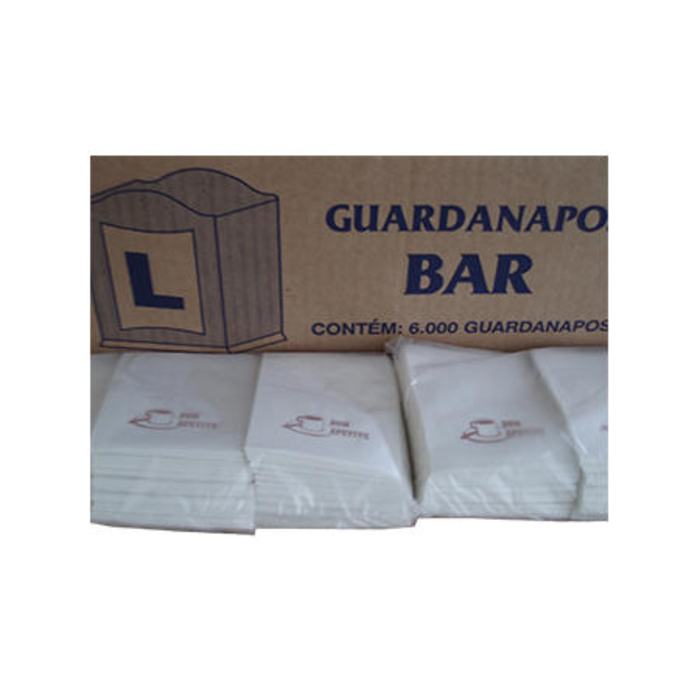 Guardanapos Tipo L Decorado - Cx. 6.000 un