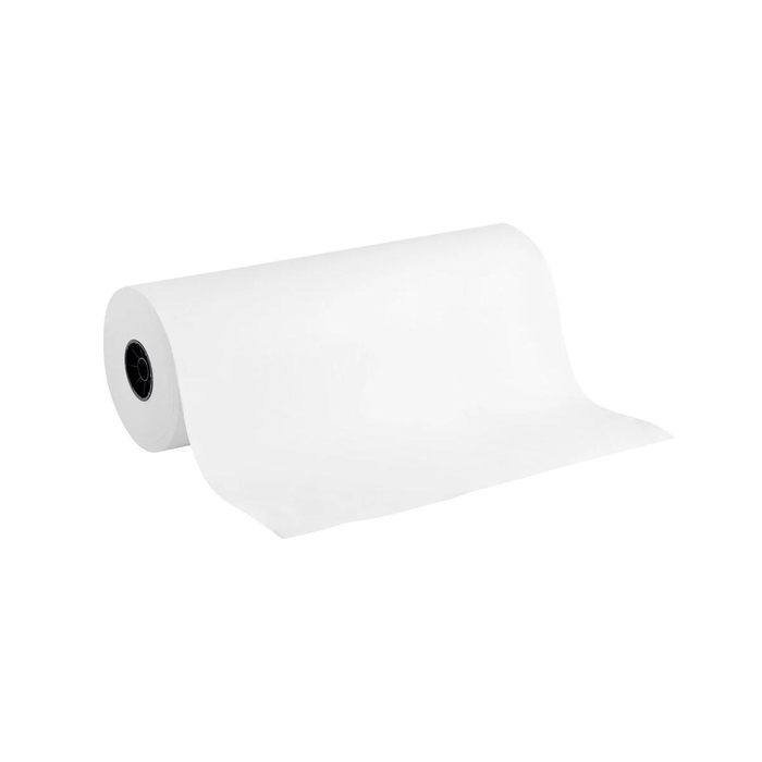 Papel alimentar plastificado branco em bobine de 60 cm c/ 10 kg