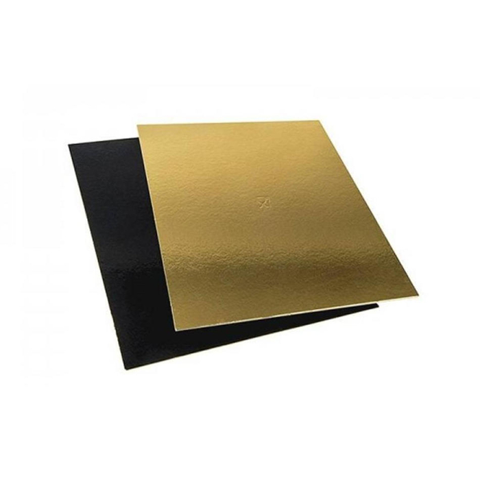 Travessa Ouro / Negra 23 x 23 cm - emb. 10 Kgs