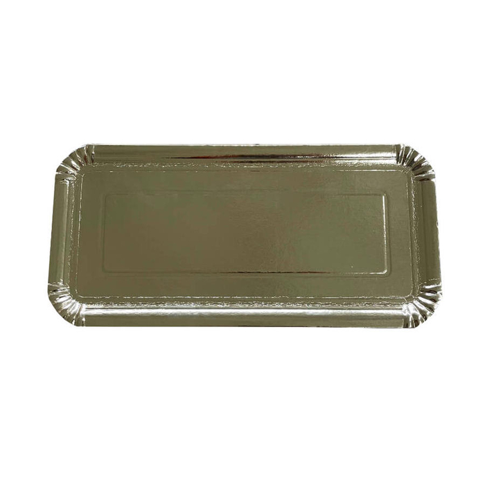 Travessa Cartão 4E Dourada Grossa  34 x 16 cm ( 100 )