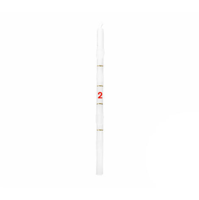 Velas Aniversário Numeradas Nr 2 - 18 un