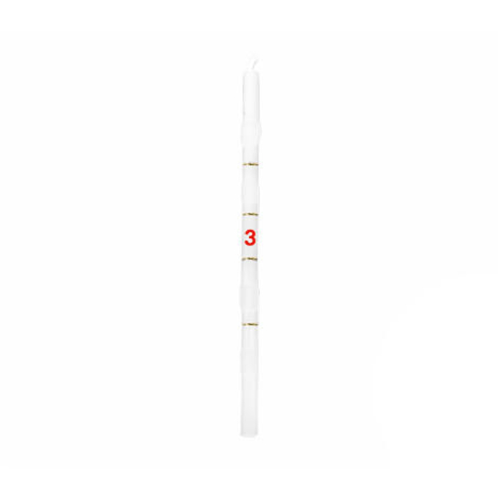 Velas Aniversário Numeradas Nr 3 - 18 un