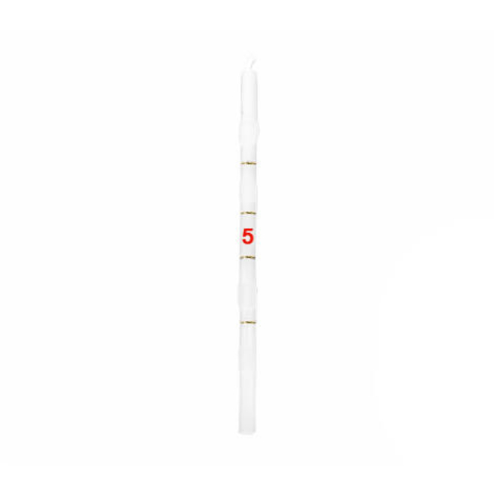 Velas Aniversário Numeradas Nr 5 - 18 un