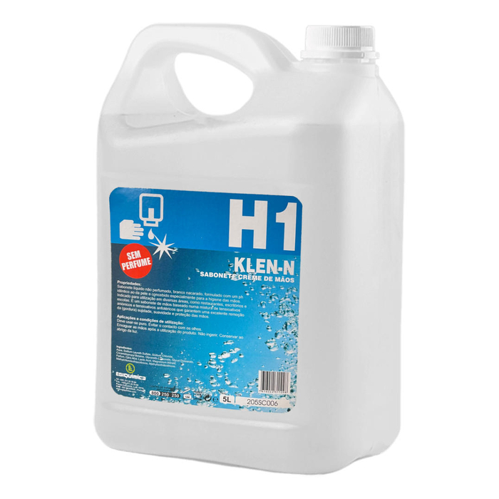 Sabonete Creme de Mãos Klen-N Branco sem Perfume 5L