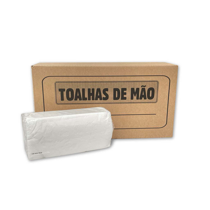 Toalhetes ZZ 21x22 cm 2F Tissue c/ 20 mç [cx castanha]