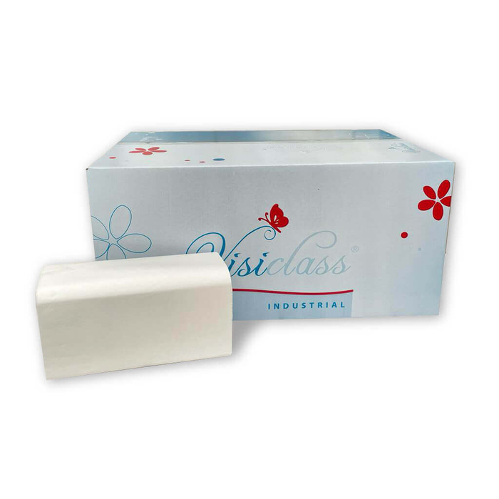 Toalhetes ZZ 23 x 25 cm 2F VISICLASS - 3.200 fls.