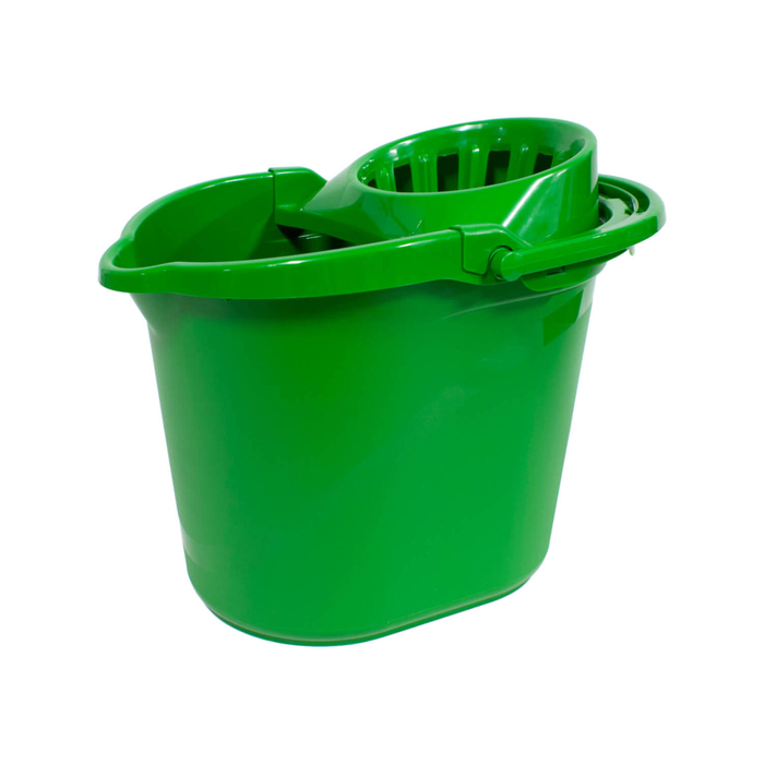 Balde Rectangular ONE 15 lts. Verde c/ Espremedor