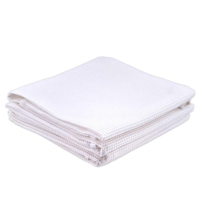 Pano Microfibra Branco 50 x 50 cm | Pack 4 un