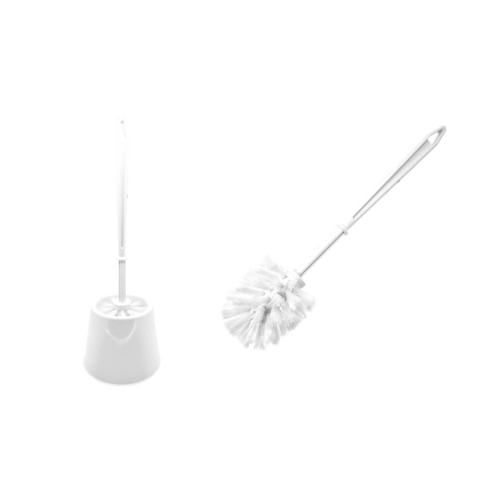 Piaçaba WC Branco ( Escova + Suporte )