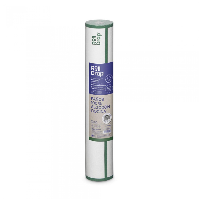 Pano Algodão ROLLDRAP 40x64 Verde ( 10 un )