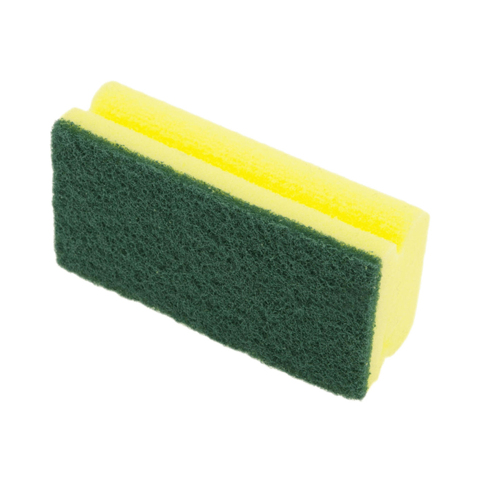 Esfregão Verde c/ Esponja Salvaunhas GRD 7 x 14 cm | Pack 3