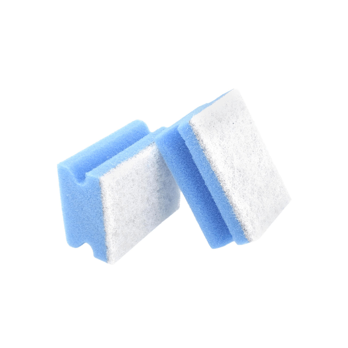 Esponja Salvaunhas Azul com Esfregão Branco 7x9 cm - Pack 4