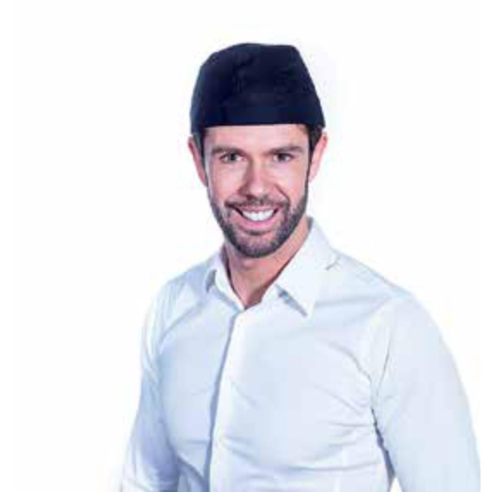 Gorro Pirata Ajustável Preto P/A